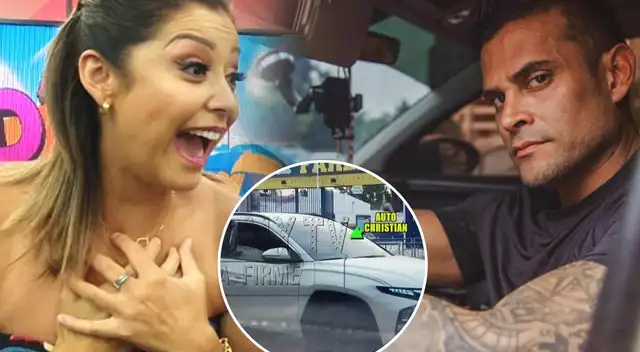 Karla Tarazona se burla del ampay de Christian Domínguez. Karla Tarazona se burla del ampay de Christian Domínguez.