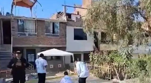 El crimen ocurrió en Canto Grande a plena luz del día. El crimen ocurrió en Canto Grande a plena luz del día.