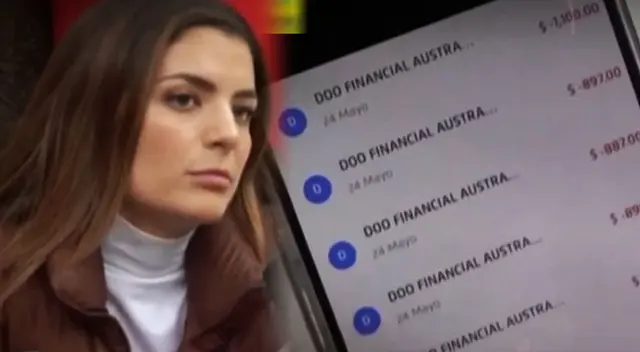 Tatiana Calmell es víctima de la delincuencia. Tatiana Calmell es víctima de la delincuencia.