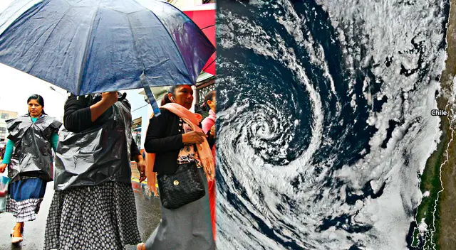 El ciclón extratropical que llegaría a Chile traerá fuerte lluvias y oleajes en la costa del país.