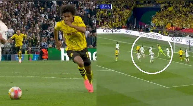 ¡Era gol! Karim Adeyemi se falló el 1-0 ante Real Madrid por Final de Champions League ¡Era gol! Karim Adeyemi se falló el 1-0 ante Real Madrid por Final de Champions League