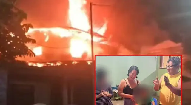 EL fuego acabó con la vida de los dos padres y dos hijos, ambos menores de edad.