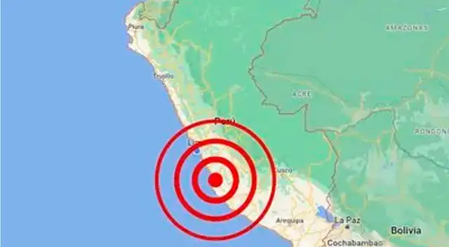El sismo se sintió en gran parte de la región Arequipa.
