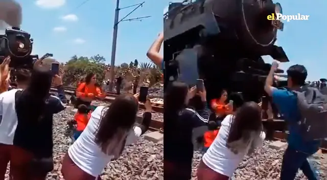 Tren The Empress golpea en vivo a mujer que quiso una selfie: murió desnucada