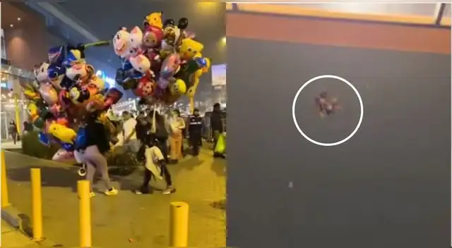 Señoras que venden globos se pelean en los exteriores del Mall Aventura de SJL y son virales.