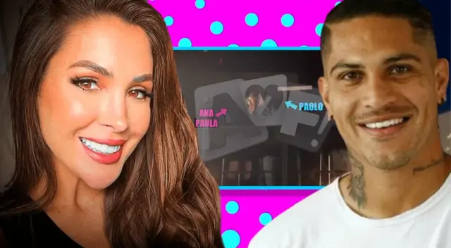 Ana Paula Consorte y Paolo Guerrero son captados besándose.