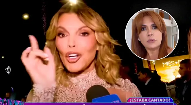 Jessica Newton brindó unas declaraciones a las cámaras de "Magaly TV, la firme" Jessica Newton brindó unas declaraciones a las cámaras de "Magaly TV, la firme"