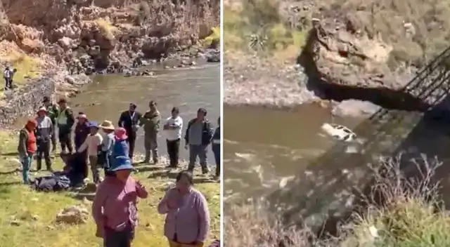 La Policía pudo recuperar el cuerpo sin vida de la víctima en el río Mantaro.