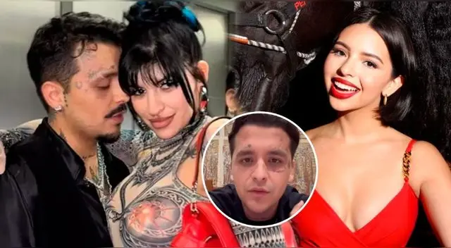 Christian Nodal habla sobre su relación con Ángela Aguilar.