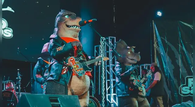 Los 'Rocosaurios' prometen un show lleno de magia y mucho rock and roll.