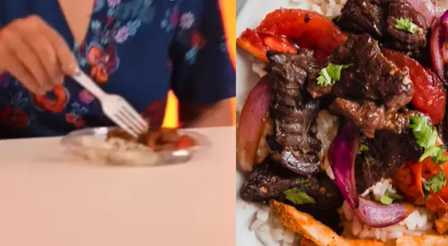 Lomo saltado es un éxito en las redes sociales tras degustación de mexicanas.