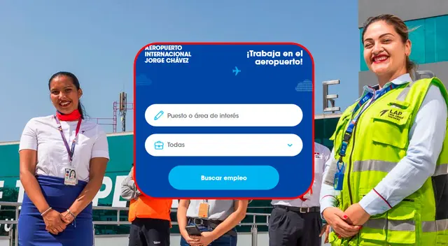 Ingresa a la página de aeropuerto Jorge Chávez para postular en la convocatoria laboral. Ingresa a la página de aeropuerto Jorge Chávez para postular en la convocatoria laboral.