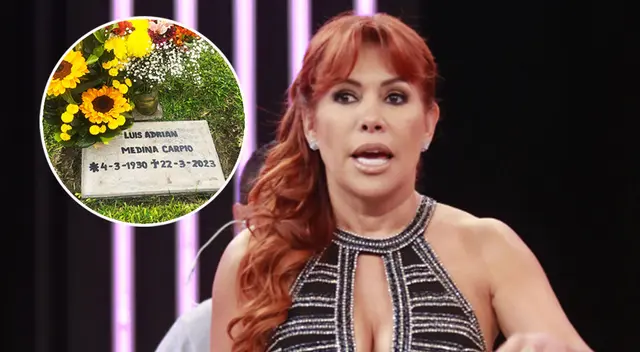 La tumba del padre de Magaly Medina no tiene lapida.