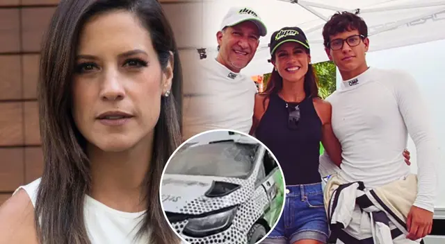 María Pía Copello preocupada por accidente de su esposo e hijo.