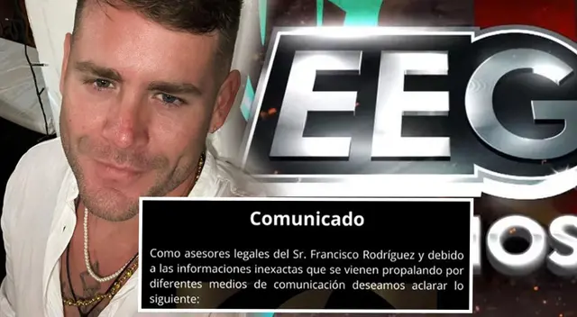 Pancho Rodríguez se pronuncia con sus abogados sobre su situación con Esto es guerra. Pancho Rodríguez se pronuncia con sus abogados sobre su situación con Esto es guerra.