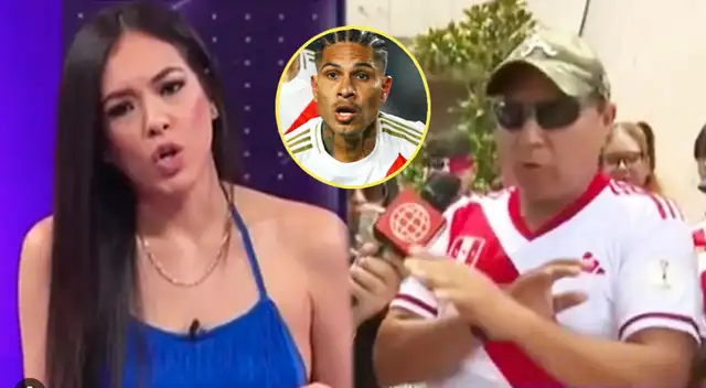 Jazmín Pinedo defendió a la presencia de Paolo Guerrero en Perú vs. Chile.