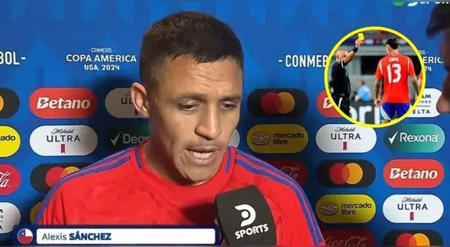 Alexis Sánchez sobre el árbitro de el Perú vs Chile en la Copa América 2024. Alexis Sánchez sobre el árbitro de el Perú vs Chile en la Copa América 2024.