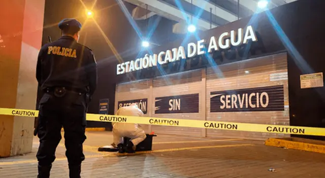 Explosión en la  Estación Caja de Agua, en SJL, dejó 2 heridos.