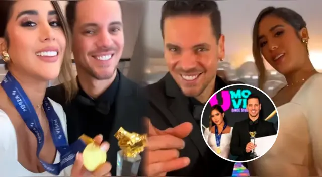 Melissa Paredes y Anthony Aranda son reconocidos por su academia de baile. Melissa Paredes y Anthony Aranda son reconocidos por su academia de baile.