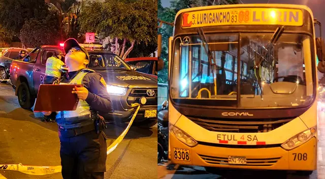 Agentes de la Policía se encuentran en este lugar de Miraflores atendiendo la emergencia.