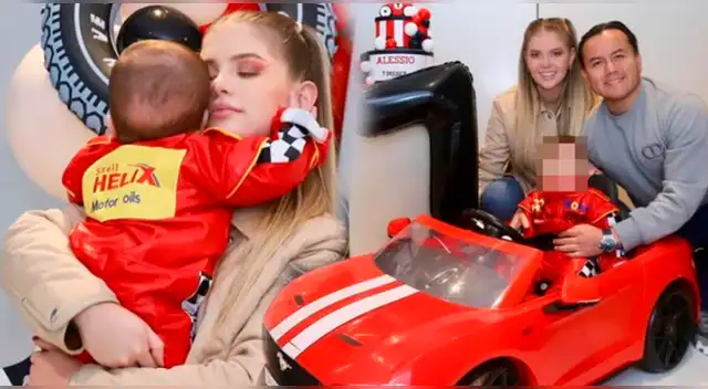 Richard Acuña se luce con regalazo por los 7 meses de su bebé.