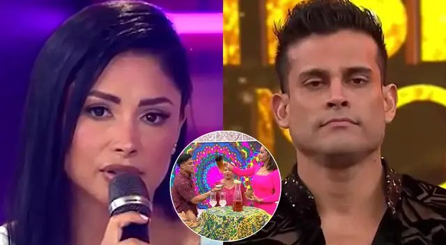 Pamela Franco niega mandarle indirectas a Christian Domínguez tras su ruptura.