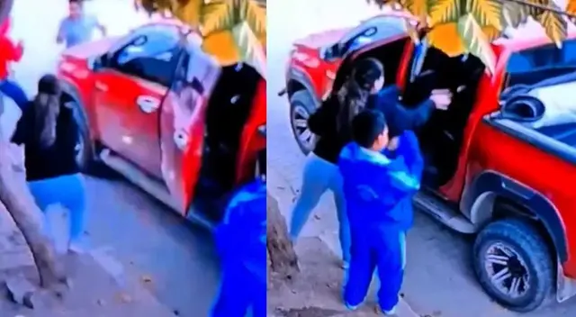 El hecho fue captado por las cámaras de seguridad del lugar. El hecho fue captado por las cámaras de seguridad del lugar.