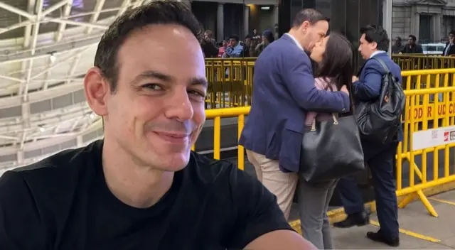 Mark Vito llega a juicio de Keiko Fujimori con su nueva pareja. Mark Vito llega a juicio de Keiko Fujimori con su nueva pareja.