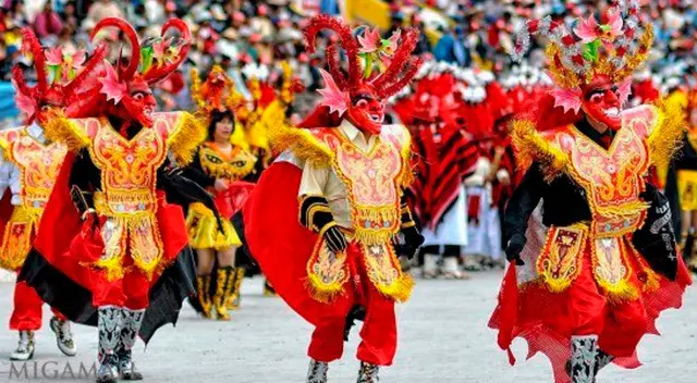 La diablada es uno de las danzas típicas más conocidas en el Perú.