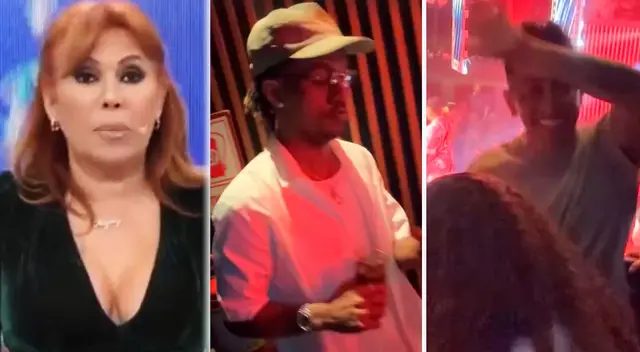 Magaly Medina critica a Christian Cueva y André Carrillo tras juerga.