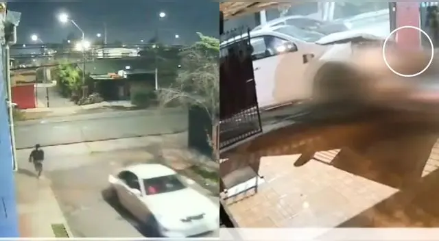 Hombre impacta contra una casa a uno de los delincuentes que intentaron asaltarlo en Chile.