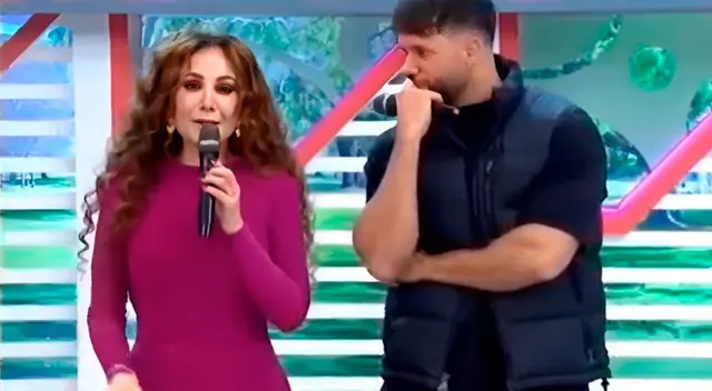 Fabio Agostini coquetea con Janet Barboza y le hace romántica propuesta EN VIVO.