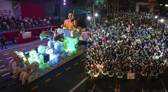 Miles de personas disfrutaron el expectáculo del Gran Corso Olaya.