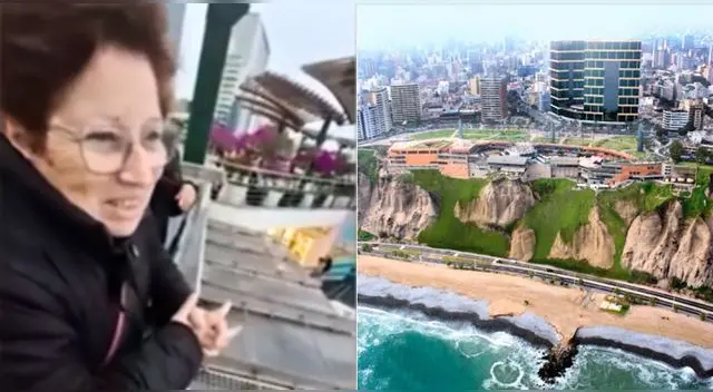 Argentinos visitan Larcomar y comparan que tiene con la vista con la de su país.