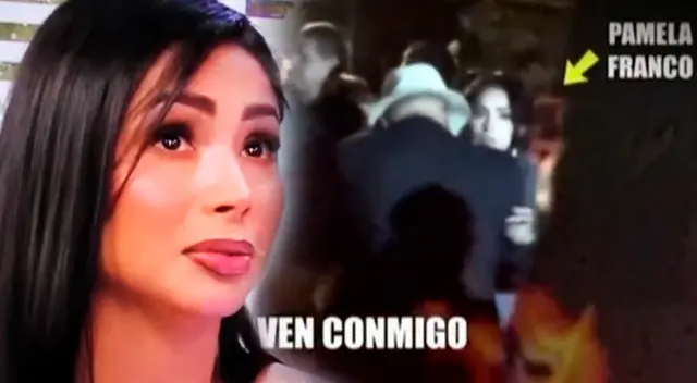 Pamela Franco fue la primera en irse de su fiesta.