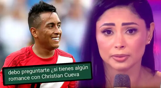 Pamela Franco no descarta estar con Christian Cueva.
