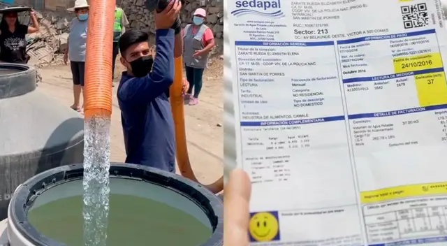 Revisa tu recibo de agua de Sedapal. Revisa tu recibo de agua de Sedapal.