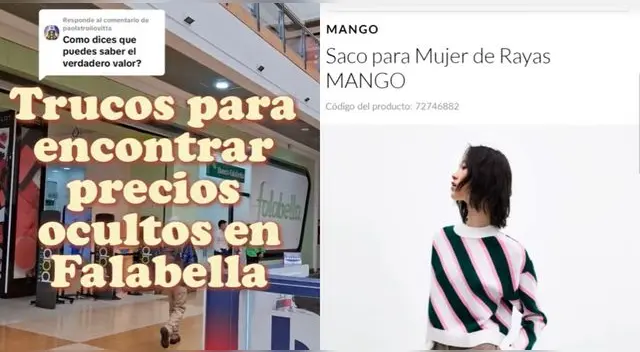 Joven revela en TikTok sencillo truco para encontrar precios 'ocultos' en Saga Falabella. Joven revela en TikTok sencillo truco para encontrar precios 'ocultos' en Saga Falabella.