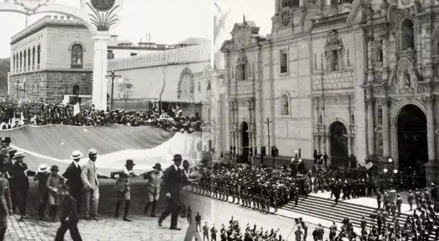 Fue en el gobierno de Augusto B. Leguía en el que se dio el primer desfile escolar.