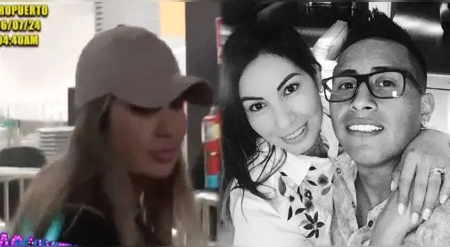 Así reaccionó Pamela López ante las cámaras de Magaly Medina.