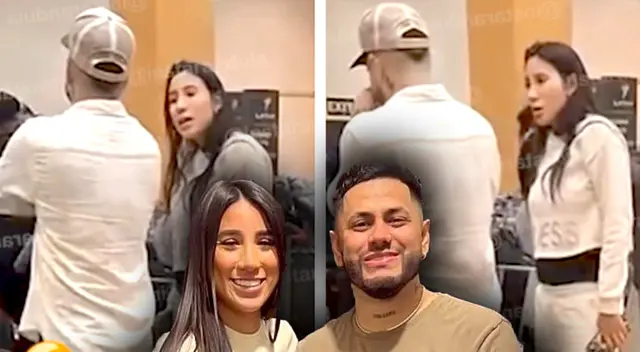 Samahara Lobatón enfurece con Bryan Torres en el aeropuerto. Samahara Lobatón enfurece con Bryan Torres en el aeropuerto.