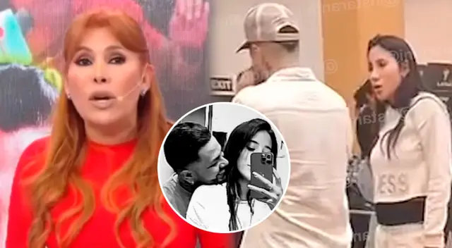 Magaly Medina no se calla tras ver supuesta nueva pelea entre Samahara y Bryan en el aeropuerto.
