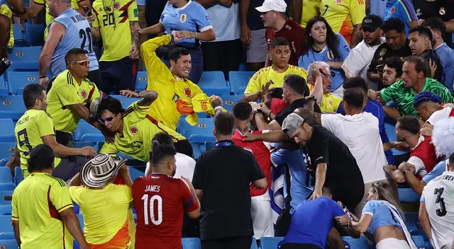 Identifican a jugadores uruguayos que agredieron a hinchas colombianos tras perder en las semifinales de la Copa América Identifican a jugadores uruguayos que agredieron a hinchas colombianos tras perder en las semifinales de la Copa América