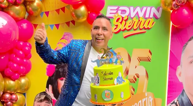 Edwin Sierra celebra 25 años de carrera artística. Edwin Sierra celebra 25 años de carrera artística.