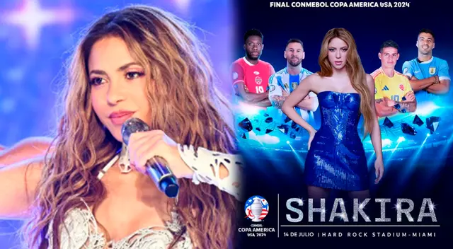 Shakira pondrá la música en la final de la Copa América USA 2024. Shakira pondrá la música en la final de la Copa América USA 2024.