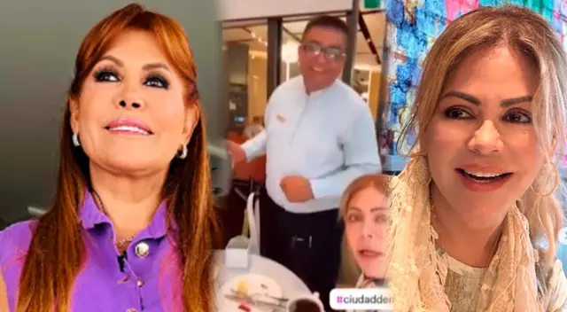 Magaly Medina afila su lengua contra Gisela Valcárcel por comportamiento contra mesero mexicano.