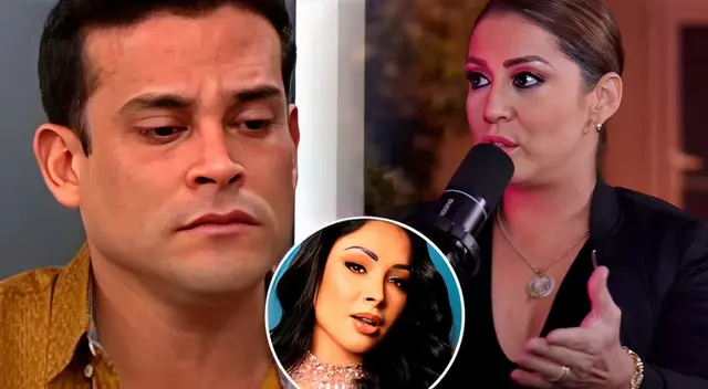 Karla Tarazona y el fuerte regaño a Christian Domínguez.