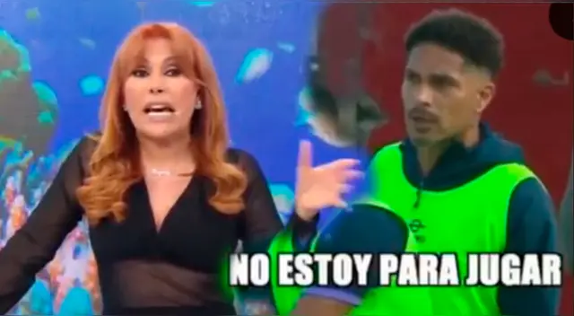 Magaly Medina tilda de berrinchudo a Paolo Guerrero. Magaly Medina tilda de berrinchudo a Paolo Guerrero.