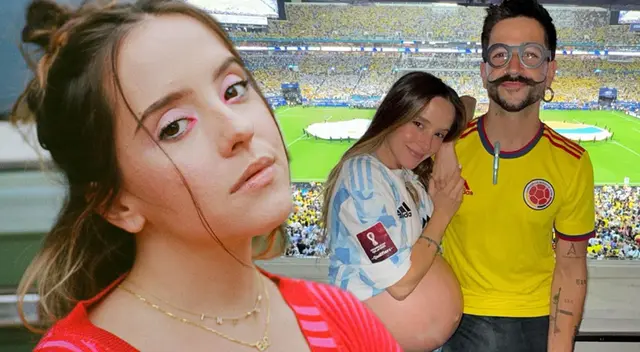 Evaluna Montaner asistió a la final de la Copa América con una camiseta de Argentina. Evaluna Montaner asistió a la final de la Copa América con una camiseta de Argentina.