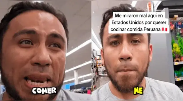 Peruano en Estados Unidos fue a comprar bofe para cocinar chaufainita, pero no encuentra.